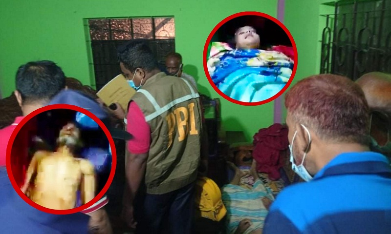 ঘরে হাত-পা বাঁধা স্বামী স্ত্রীর নিথর দেহ