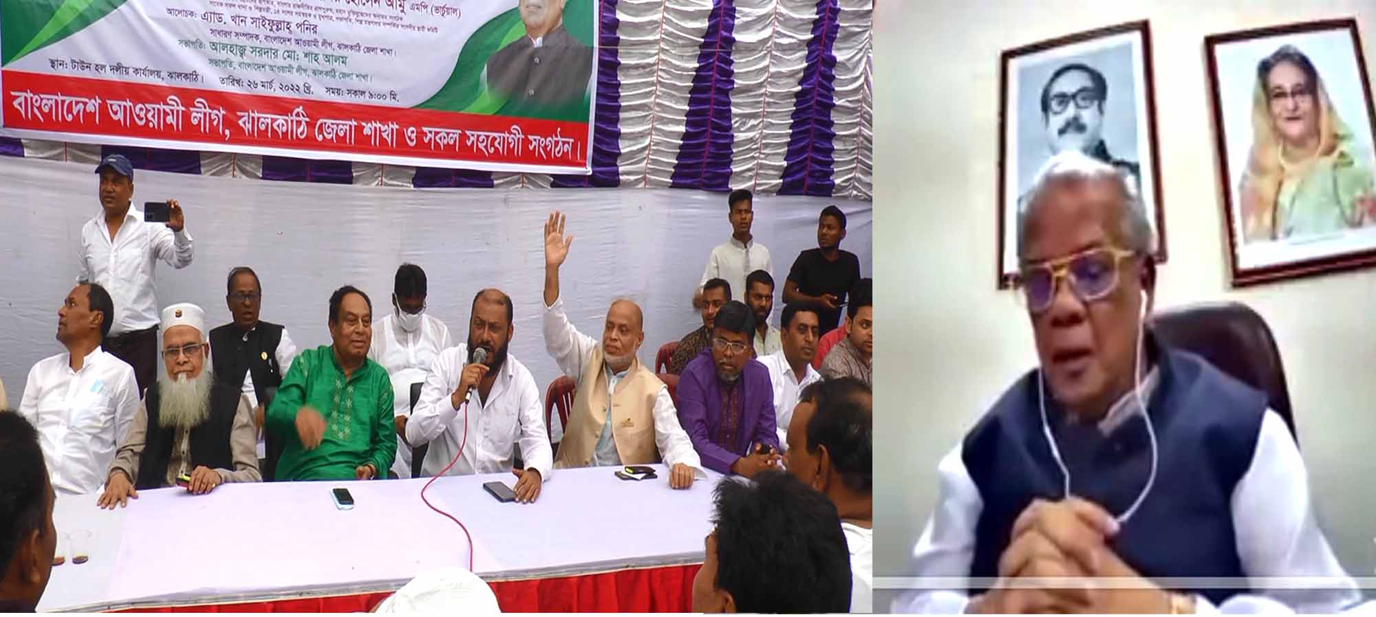 জিয়াকে ধরে এনে বঙ্গবন্ধুর পক্ষে স্বাধীনতার ঘোষণাপত্র পাঠ করানো হয়েছিলো: আমু