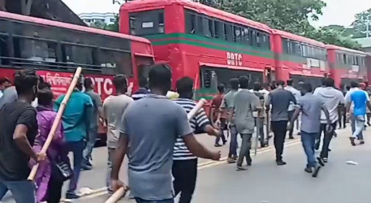 আবারও উত্তেজনা বিরাজ করছে ঢাকা বিশ্ববিদ্যালয়