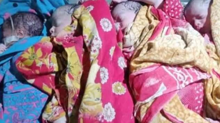 ১০ বছরের প্রতীক্ষার পর শান্তির বার্তা নিয়ে হাজির ৪ নবজাতক