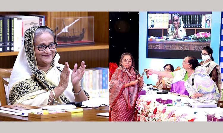 ‘বঙ্গমাতা বেগম ফজিলাতুন নেছা মুজিব পদক’ দিলেন প্রধানমন্ত্রী