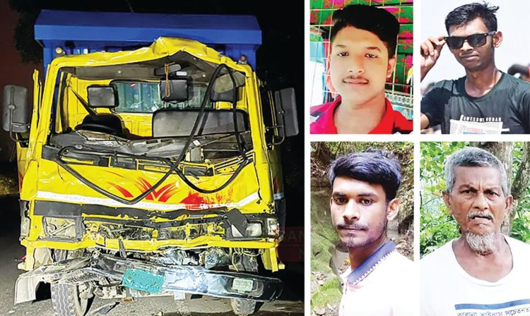 বাসের চাপায় দুই ভাইসহ ৪ জন নিহত