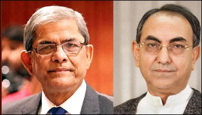 মির্জা ফখরুল ও মির্জা আব্বাসকে ডিবি কার্যালয়ে নিয়ে জিজ্ঞাসাবাদ