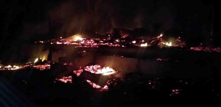 ঝালকাঠিতে আগুনে ঘর পুরে ছাই