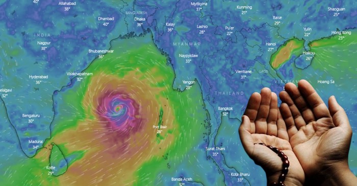 ঘূর্ণিঝড়ের হলে যে দোয়া পড়তেন রাসুল (সা.)