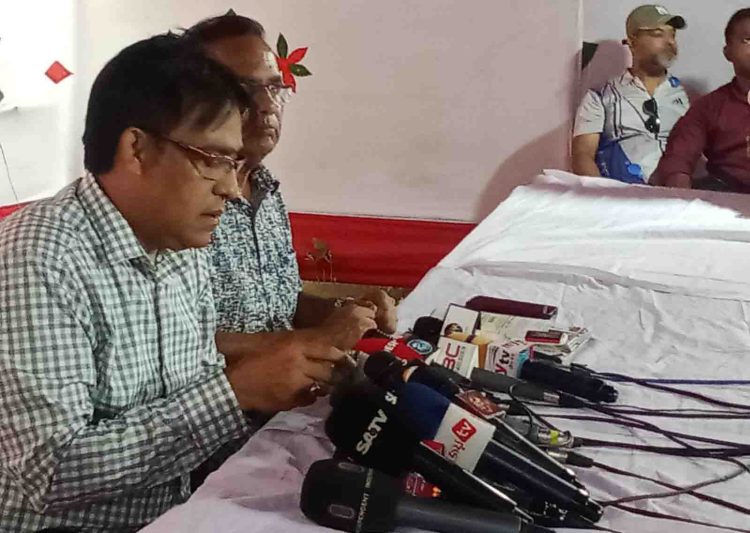সুষ্ঠ নির্বাচনের শঙ্কা নিয়ে জাপা প্রার্থীর সংবাদ সম্মেলন