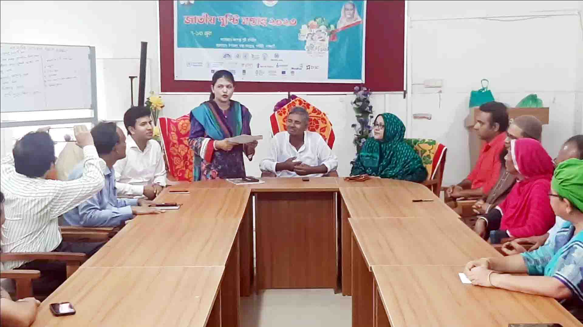 ঝালকাঠির নলছিটিতে জাতীয় পুষ্টি সপ্তাহের উদ্বোধন