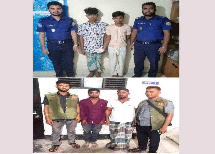 বরগুনায় পুলিশের পৃথক অভিযানে ইয়াবা সহ ০৪ জন গ্রেফতার