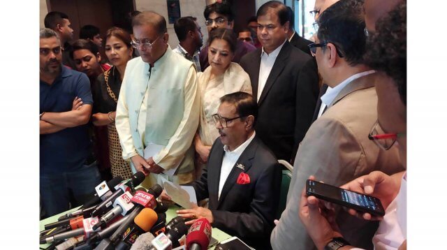 ‘ইইউ প্রতিনিধি দলের সঙ্গে তত্ত্বাবধায়ক সরকার নিয়ে কথা হয়নি’: ওবায়দুল কাদের