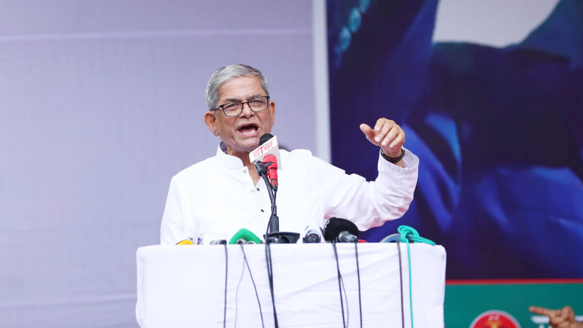 আওয়ামী লীগের অধীনে কোনো নির্বাচন না : মির্জা ফখরুল