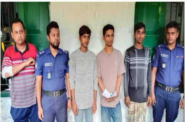 বরগুনার বামনায় পালায়নের ৮ ঘন্টা পর আসামি গ্রেপ্তার