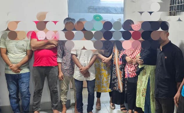 হোটেলে অসামাজিক কাজে লিপ্ত অবস্তায় আটক ১৯ যুবক-যুবতী