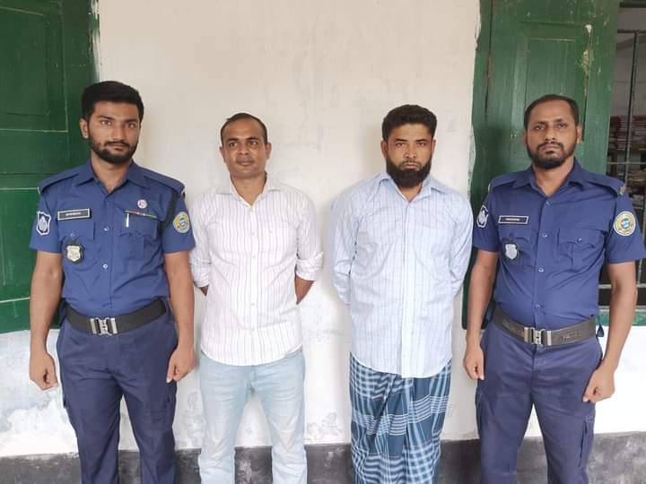 বামনায় পুলিশের অভিজানে গ্রেফতারী পরোয়ানা ০২ আসামি গ্রেপফতার