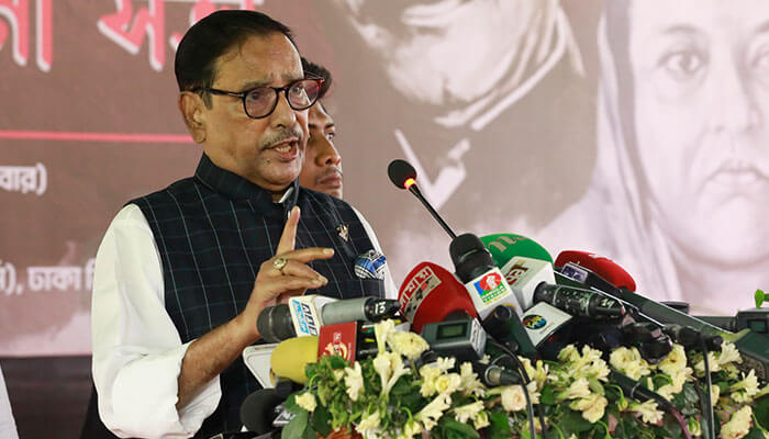 নির্বাচনকে সামনে রেখে জঙ্গিগোষ্ঠীদের উসকানি দিচ্ছে বিএনপি : কাদের