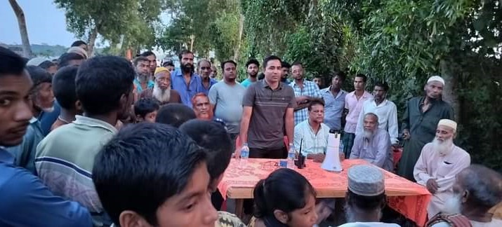 বামনায় আইন শৃঙ্খলা স্বাভাবিক রাখাতে আলোচনা  ও সিসিটিভি স্থাপন; ওসি মাইনুল 