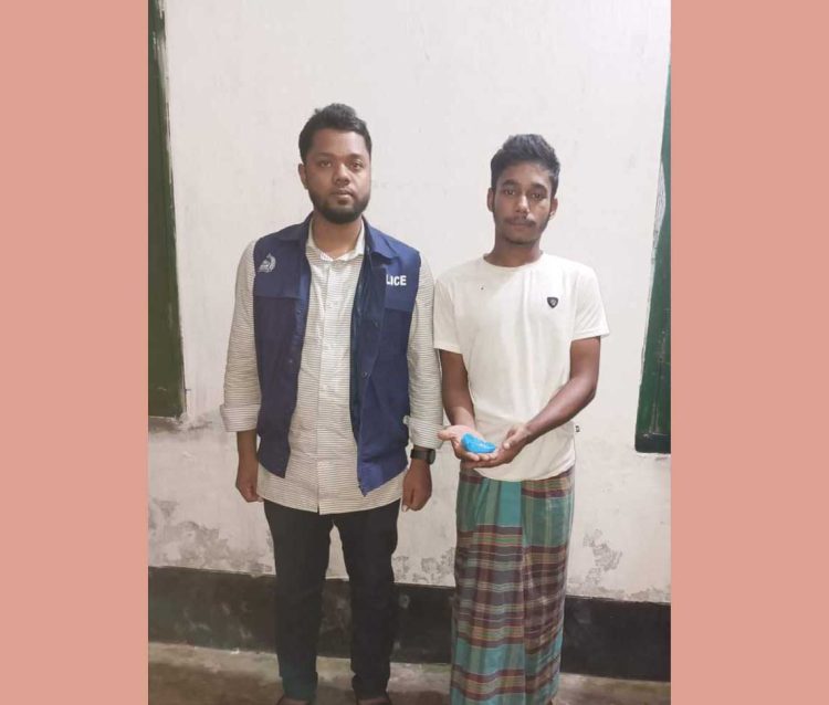 বামনায় পুলিশের অভিজানে মাদকসহ আটক ( ১)  এক