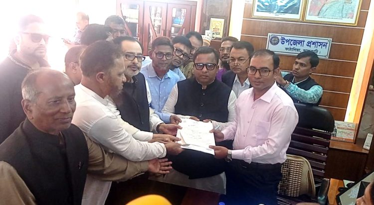 ঝালকাঠি-১ (রাজাপুর-কাঠালিয়া) আসনে মনোনয়নপত্র জমা দিলেন আওয়ামী লীগের ছয় বারের মনোনয়ন প্রাপ্ত প্রার্থী বজলুল হক হারুন