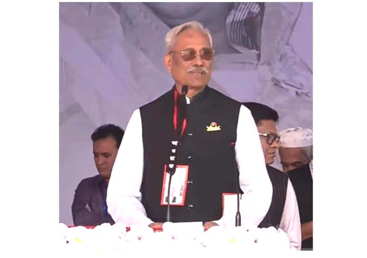 ঝালকাঠি-১ আসনের নৌকা মার্কার সমর্থনে কাঠালিয়ায় মিছিল