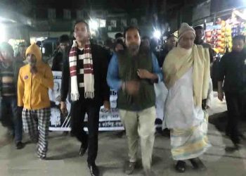 ঝালকাঠি-১ আসনে নৌকার সমর্থনে কাঠালিয়া আওয়ামী লীগের মিছিল