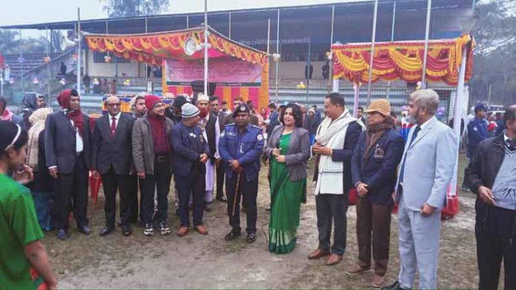 ঝালকাঠিতে  ২দিনব্যাপী জেলা পর্যায়ের শীতকালিন স্কুল মাদ্রাসার ৪১তম ক্রীড়া প্রতিযোগিতা শুরু