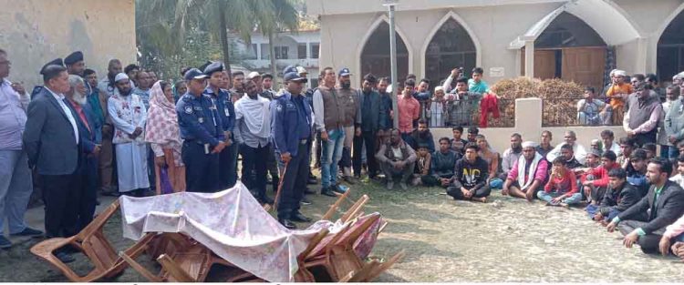 স্বেচ্ছাসেবক লীগের ফুয়াদ কাজী হত্যাকান্ড-ঘটনাস্থল পরিদর্শন করে হত্যাকারীদের দ্রুত গ্রেপ্তারের আশ্বাস দিলেন পুলিশ সুপার