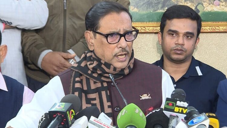 সালাউদ্দিন ও ফরহাদ মজহারের গুমের ঘটনা নাটক ছিল: ওবায়দুল কাদের