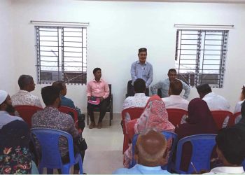 ঝালকাঠিতে উপ-সহকারী কৃষি কর্মকর্তাদের সাথে মতবিনিময় সভা
