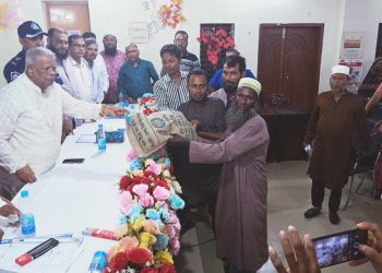 ঝালকাঠিতে সংসদ সদস্যর উপস্থিতিতে প্রায় ৮৬লক্ষ টাকার কৃষি প্রণোদনা সার,বীজ বিতরণ