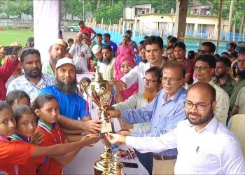 ঝালকাঠিতে বঙ্গবন্ধু ও বঙ্গমাতা গোল্ডকাপ  ফুটবল টুর্নামেন্ট ফাইনাল খেলা অনুষ্ঠিত