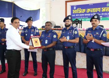 ঝালকাঠির জেলার শ্রেষ্ঠ ডিআইও অফিসার হলেন এসআই জাহিদুল ইসলাম