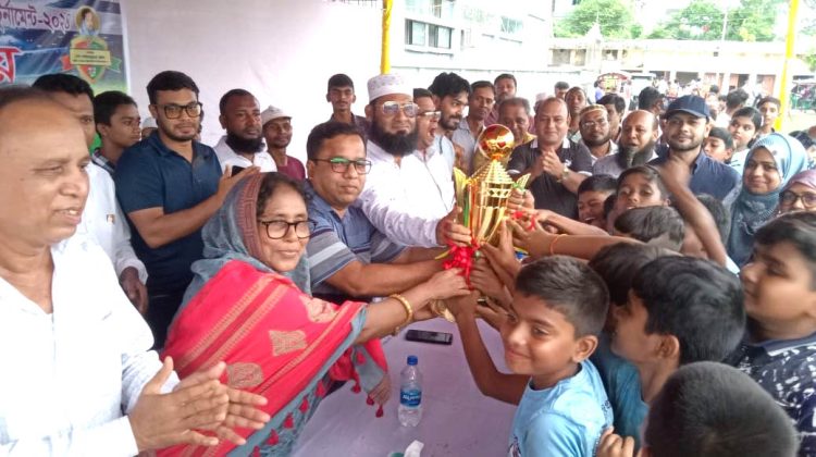 কাঠালিয়ায় বঙ্গবন্ধু ও বঙ্গমাতা গোল্ডকাপ ফুটবল টুর্নামেন্ট ফাইনাল খেলা অনুষ্ঠিত