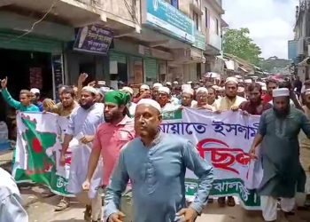 কাঠালিয়ায় জামায়াত ইসলামী ও শিক্ষার্থীদের পৃথক বিজয় মিছিল ও সমাবেশ