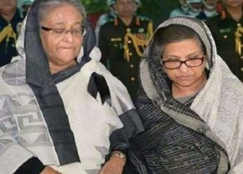 দেশ ছেড়েছেন শেখ হাসিনা ও তার ছোট বোন শেখ রেহানা