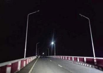 ঝালকাঠিতে সন্ধ্যা হলেই গাবখান সেতুুতে নামে অন্ধকার