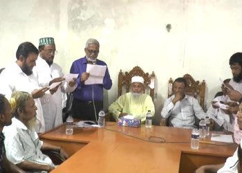 ঝালকাঠিতে আন্তজেলা বাস-মিনিবাস ও মাইক্রোবাস শ্রমিক ইউনিয়নের আহবায়ক কমিটি গঠন ও পরিচিতি সভা