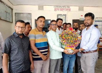 কাঠালিয়ার শৌলজালিয়া ইউনিয়ন পরিষদ পরির্দশন করলেন উপজেলা নির্বাহী অফিসার