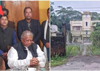 সরকারি জমি দখল করে আওয়ামী লীগ নেতার বিলাসবহুল বাসভবন