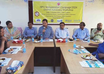 ঝালকাঠিতে ছাত্রী ও কিশোরীদের জরায়ু ক্যান্সার প্রতিরোধে ভ্যাক্সিন প্রদানের কার্যক্রম শুরু