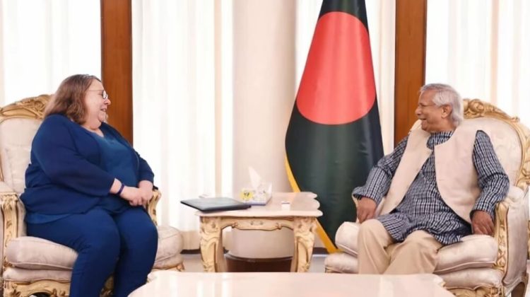 ড. ইউনূসের সাথে মার্কিন দূতাবাসের শার্জে দ্য’ফেয়ারের সাক্ষাৎ