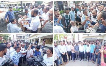 আমির হোসেন আমুর গ্রেপ্তারের খবরে ঝালকাঠিতে মিষ্টি বিতরণ, আনন্দ মিছিল