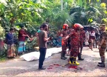 ঝালকাঠিতে মাহিন্দ্র ও ট্রলির মুখোমুখি সংঘর্ষে ০২ জন নিহত, আহত-০৫