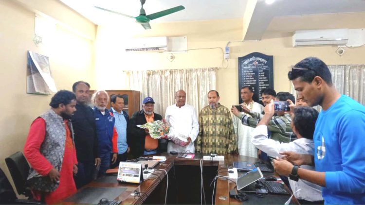 ঝালকাঠি-১ আসনের মনোনয়ন প্রত্যাশী সেলিম রেজা ও কর্ণেল (অবঃ) মোস্তাফিজুর রহমানের মতবিনিময় সভা