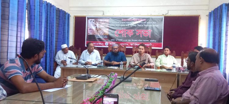 কাঠালিয়া প্রেসক্লাবের উদ্যোগে ঘূর্ণিঝড় সিডরে নিহতদের স্মরণে শোক সভা