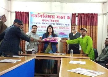 বামনা প্রেসক্লাবের সাংবাদিকদের সাথে নবাগত ইউএনও’র মাতবিনিময়