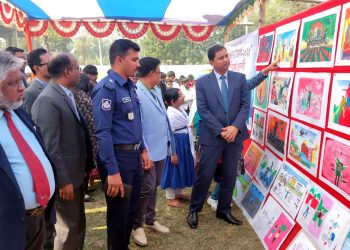 ঝালকাঠিতে তারুণ্যের উৎসব উপলক্ষে সাইকেল ও র‌্যালী চিত্রকর্ম প্রদর্শনী