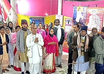 কাঠালিয়ায় মতুয়াচার্য অমরইন্দ্র ঠাকুরের ৩৬ তম স্মরন সভা পালিত