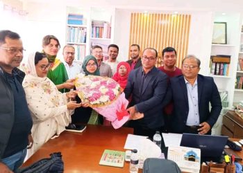 নলছিটির সহকারী কমিশনার নুসরাত জাহানের যোগদান