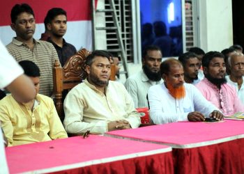 সাবেক কেন্দ্রীয়  ছাত্রদল নেতার কাঠালিয়ার বিভিন্ন মন্দির পরিদর্শন