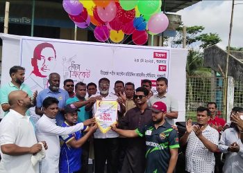 ঝালকাঠিতে জিয়া ক্রিকেট টুর্নামেন্টে উদ্বোধন