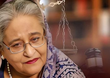 শেখ হাসিনাকে ট্রাইব্যুনালে হাজির হতে বিজ্ঞপ্তি প্রকাশ করার নির্দেশ
